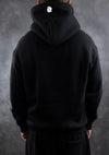 Obsidian Black Outline Hoodie