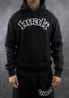 Obsidian Black Outline Hoodie