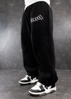 Obsidian Black Outline Sweatpants
