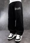 Obsidian Black Outline Sweatpants