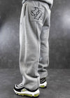 Shark Grey Overlock Sweatpants