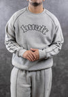 Shark Grey Overlock Sweatshirt