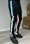Rainbow Reflective Track Bottoms